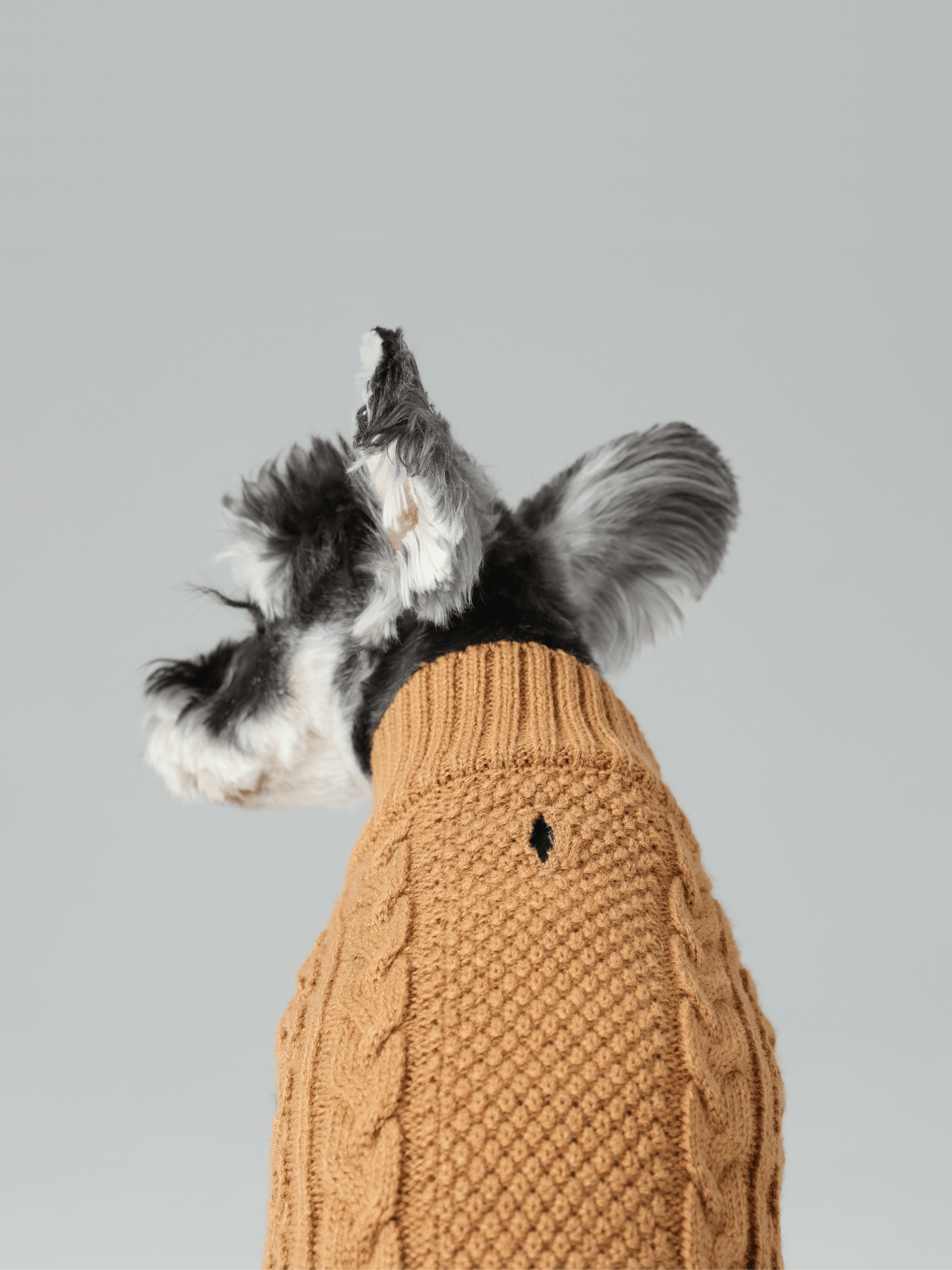 Pet Sweater Vest in Toffee Orange
