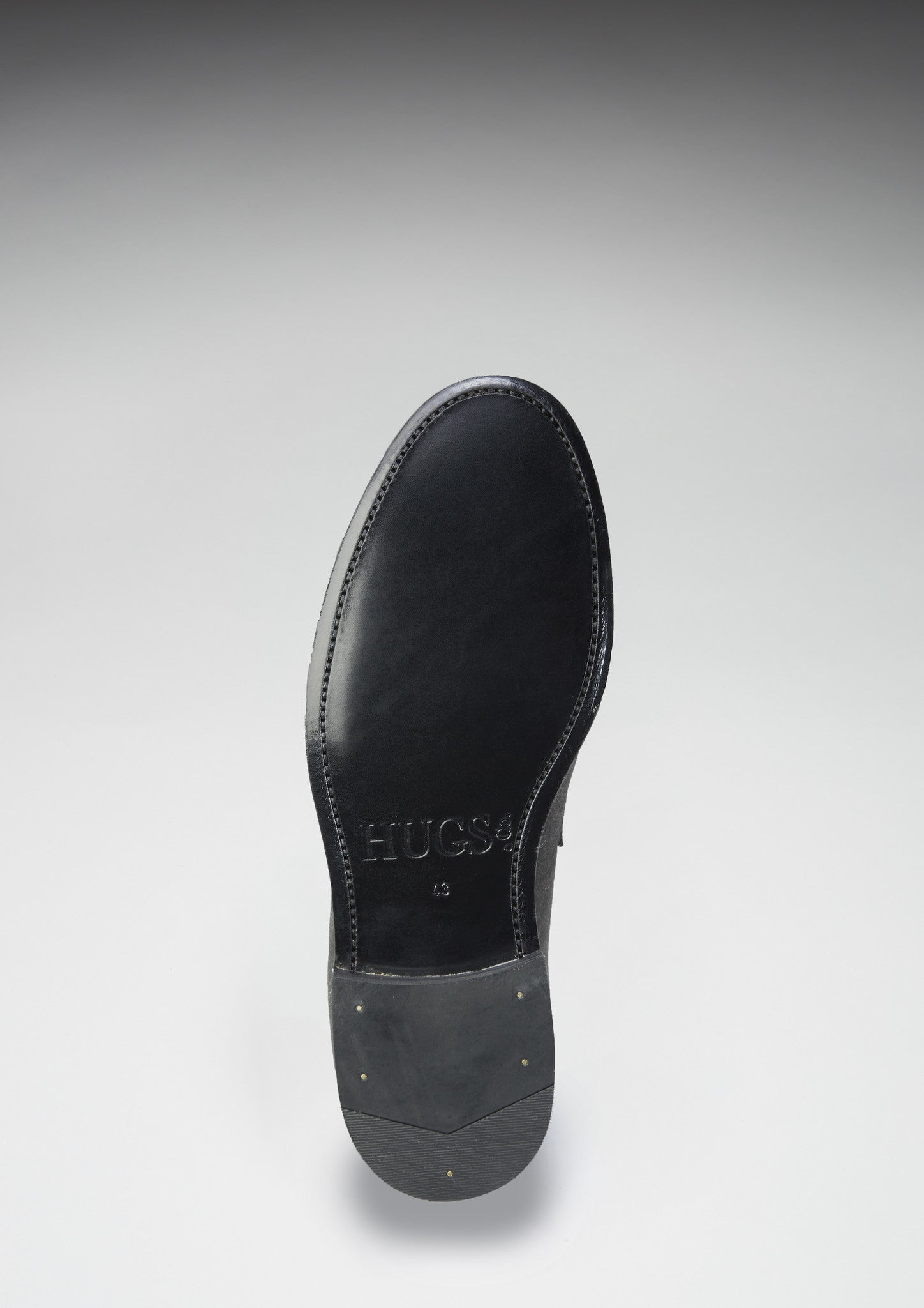 Slate Grey Suede Loafers, Welted Leather Sole