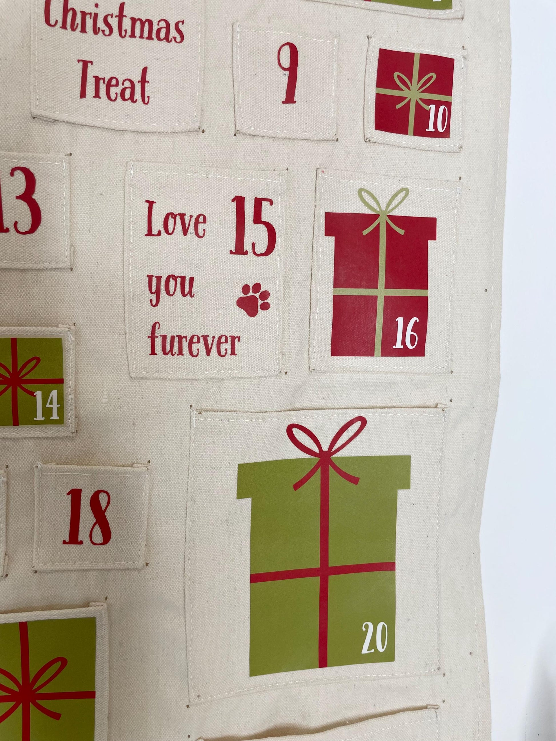 Personalised Pet Advent Calendar with Custom Name