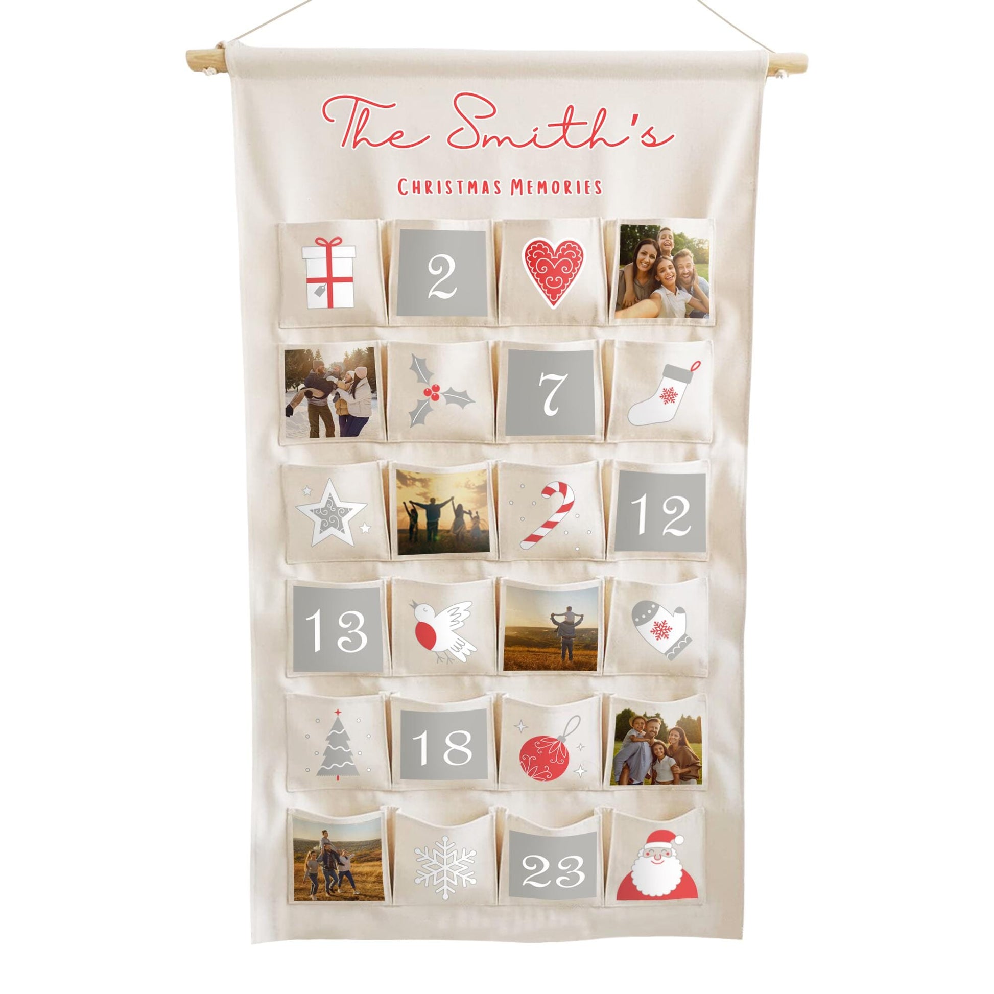 Personalised Family Advent Calendar with Your Photos