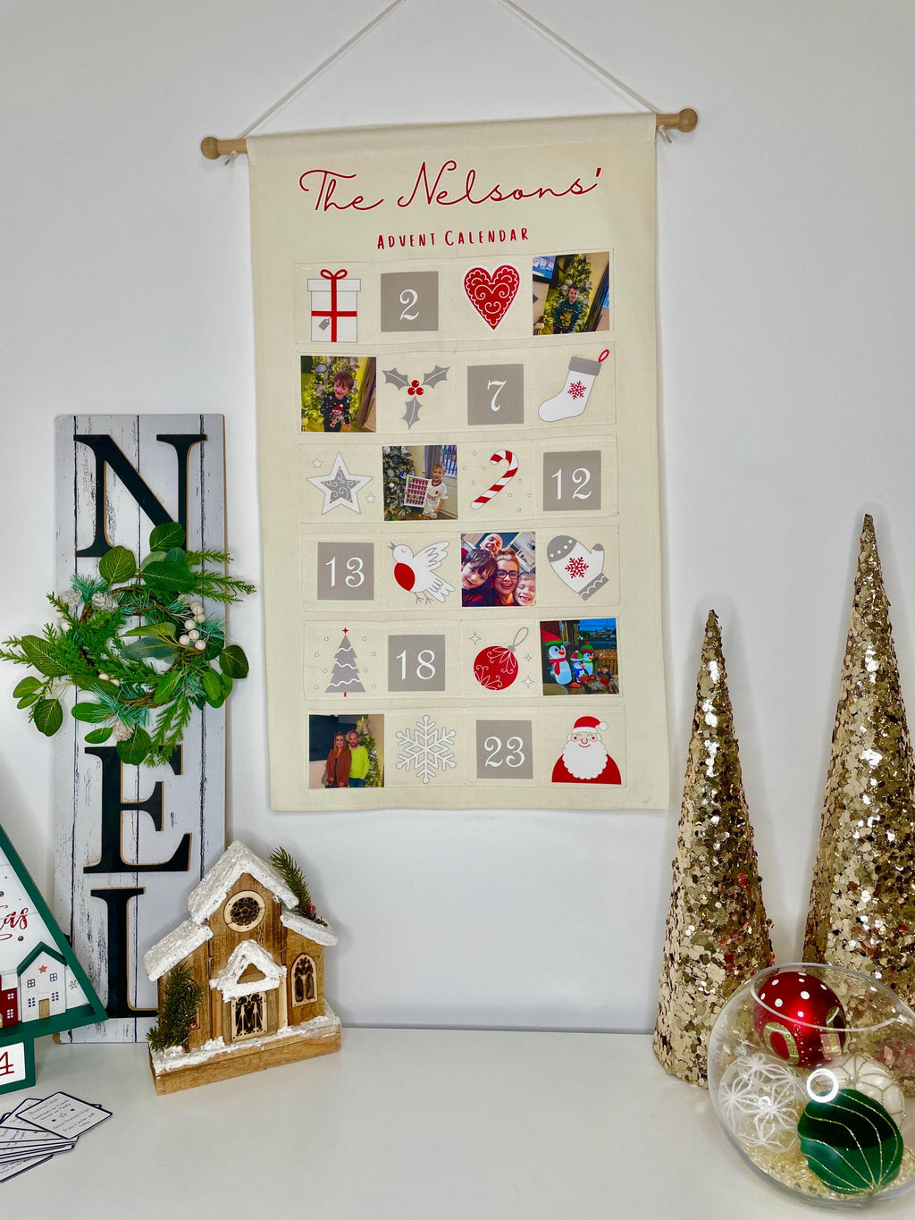 Personalised Family Advent Calendar with Your Photos
