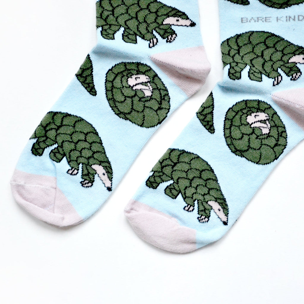Save the Pangolins Bamboo Socks