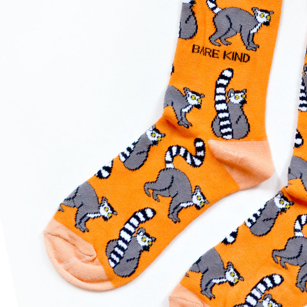 Save the Lemurs Bamboo Socks