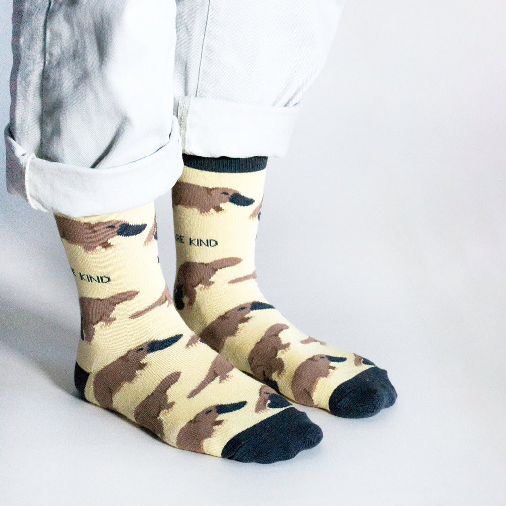 Save the Platypus Bamboo Socks