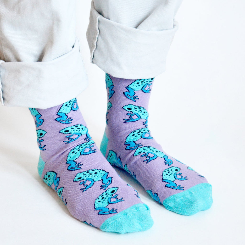 Save the Frogs Bamboo Socks
