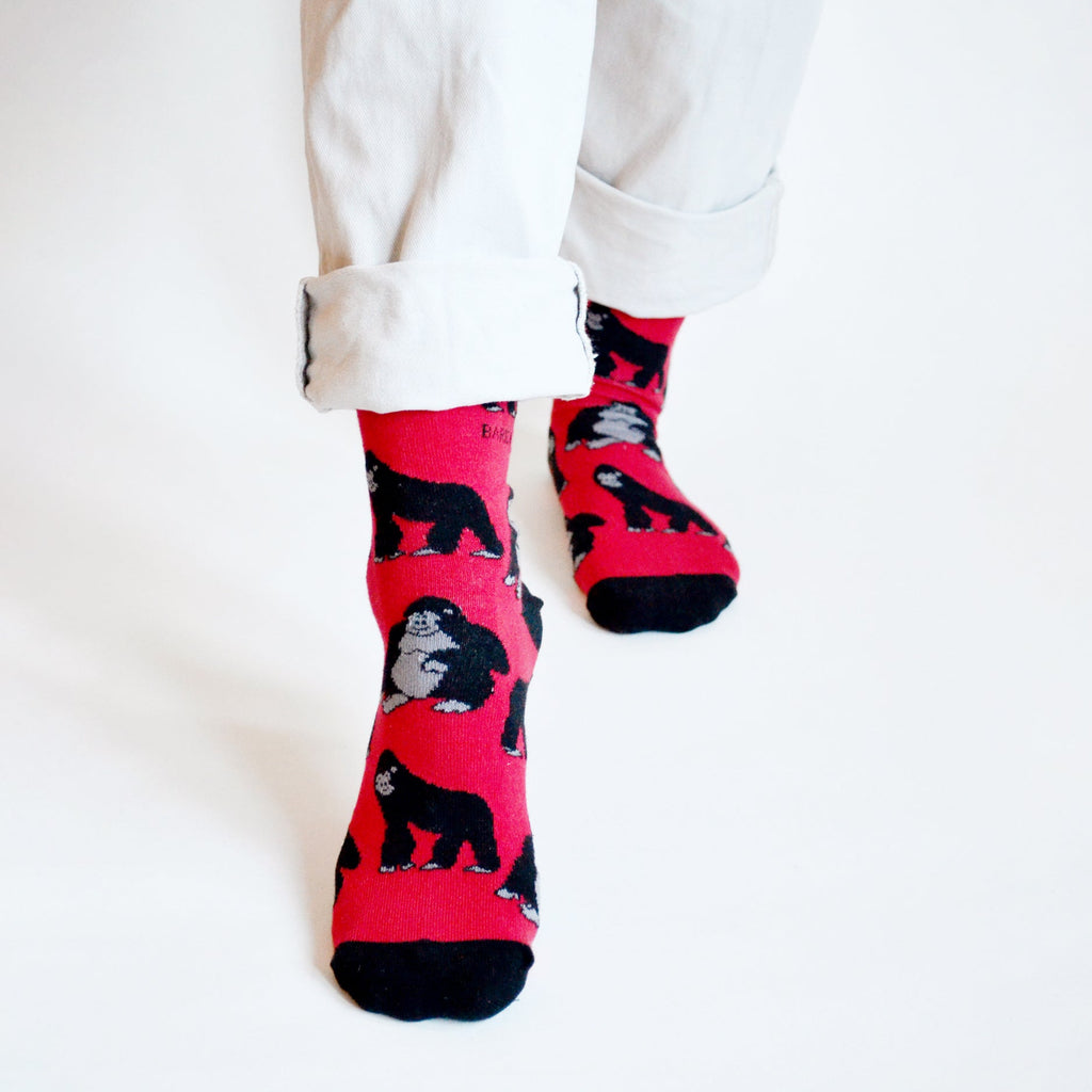 Save the Gorillas Bamboo Socks