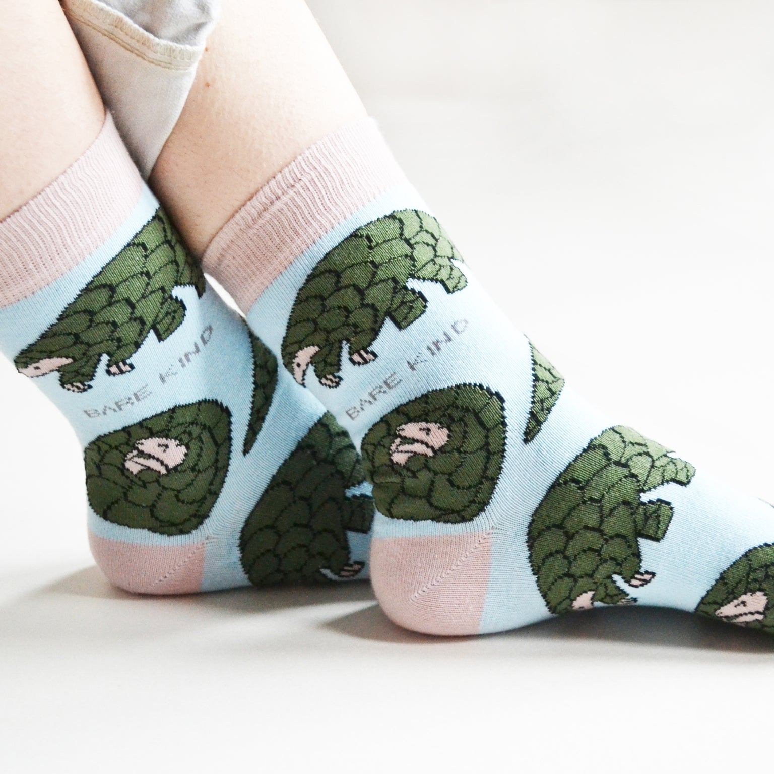 Save the Pangolins Bamboo Socks