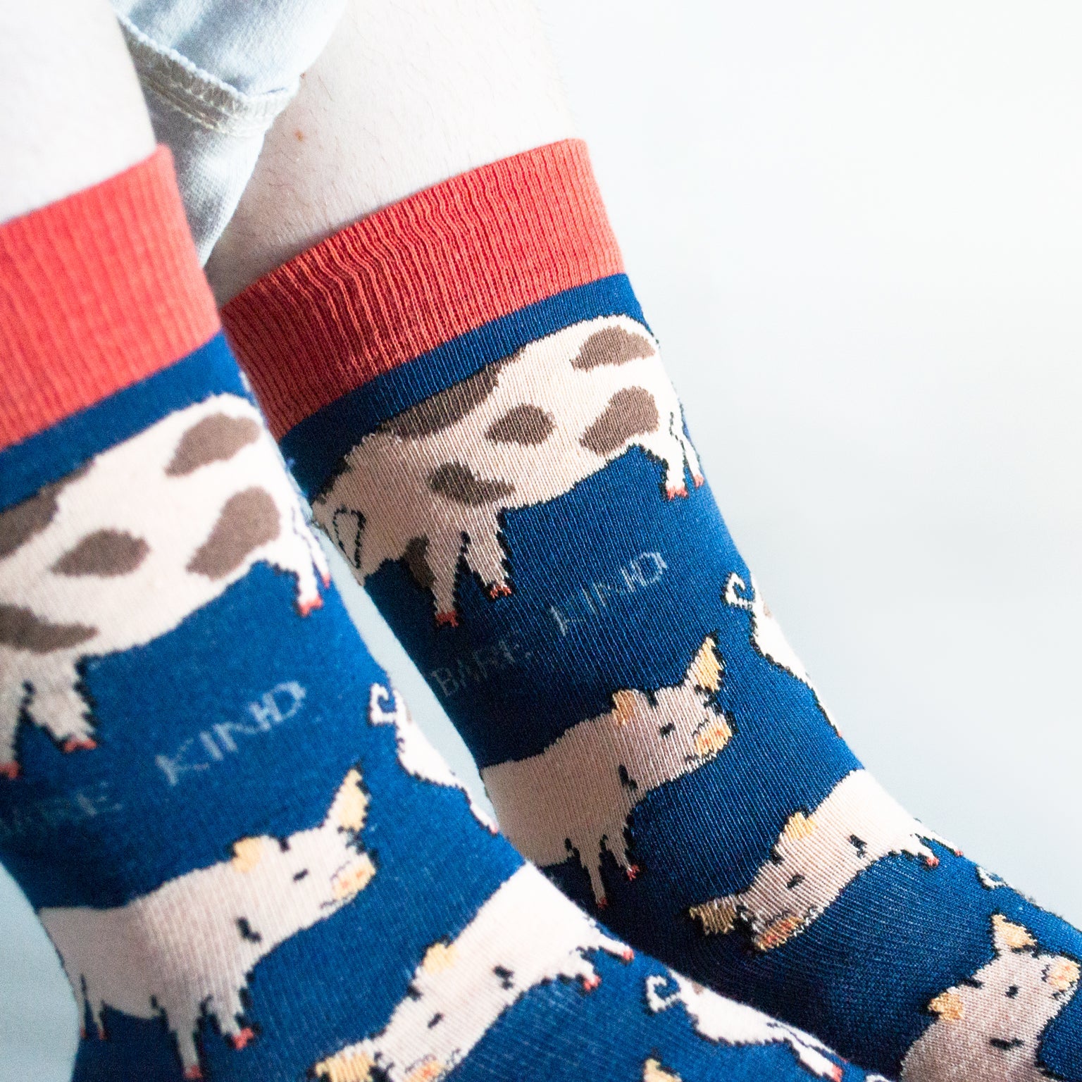 Save the Pigs Bamboo Socks