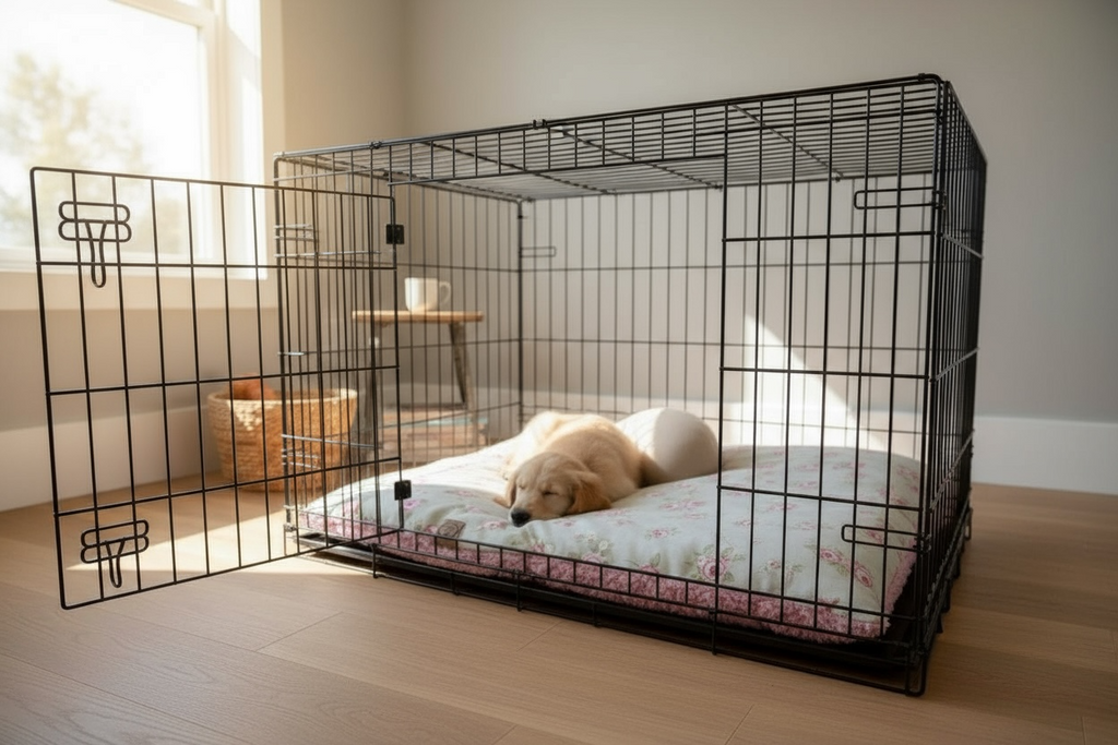 Double Sided Floral Pillow Bed for Dogs