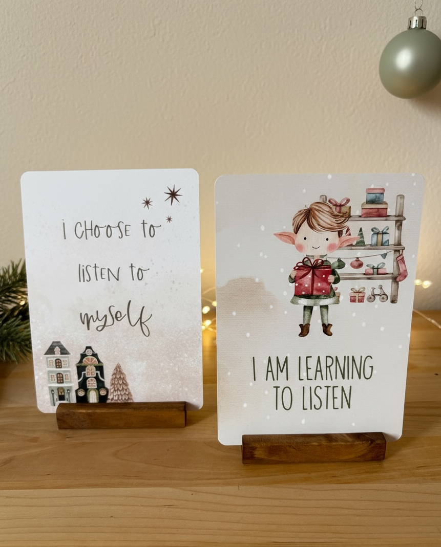 Festive Affirmation Duo Cards (Adult & Child)