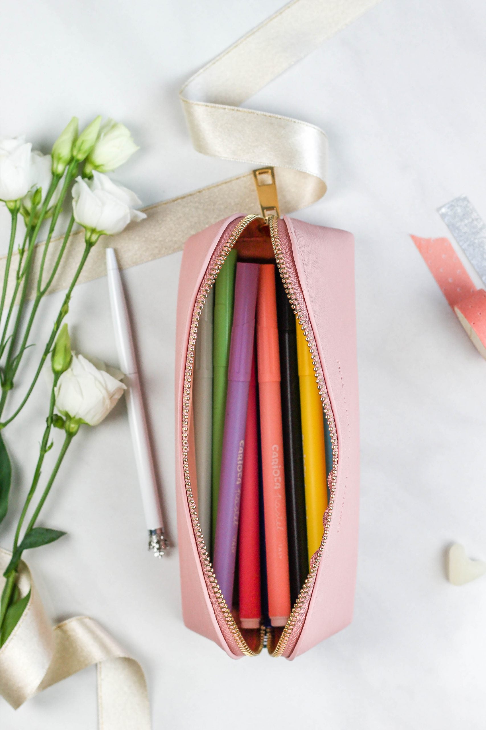 Enhance Your Space with SEIK's Design Pencil Case - Elegant & Motivational Desk Accessory by SEIK at www.brixbailey.com