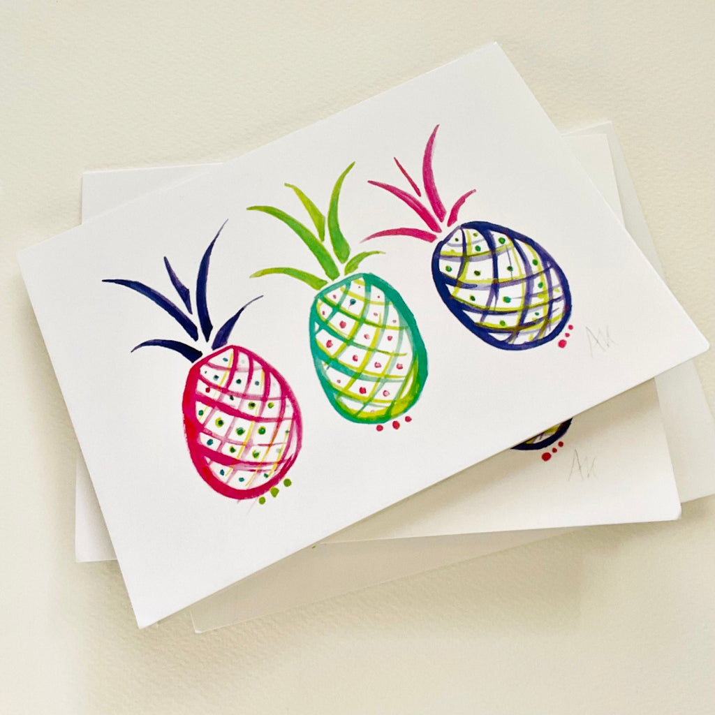 Popping Pineapple Greeting Card