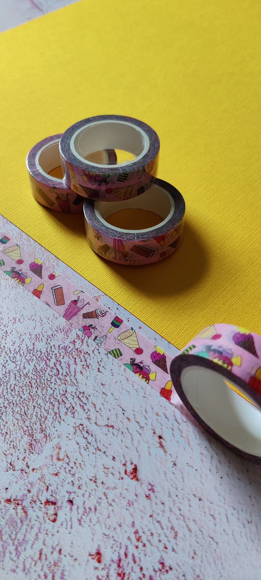 Pink Ice Cream Washi Tape