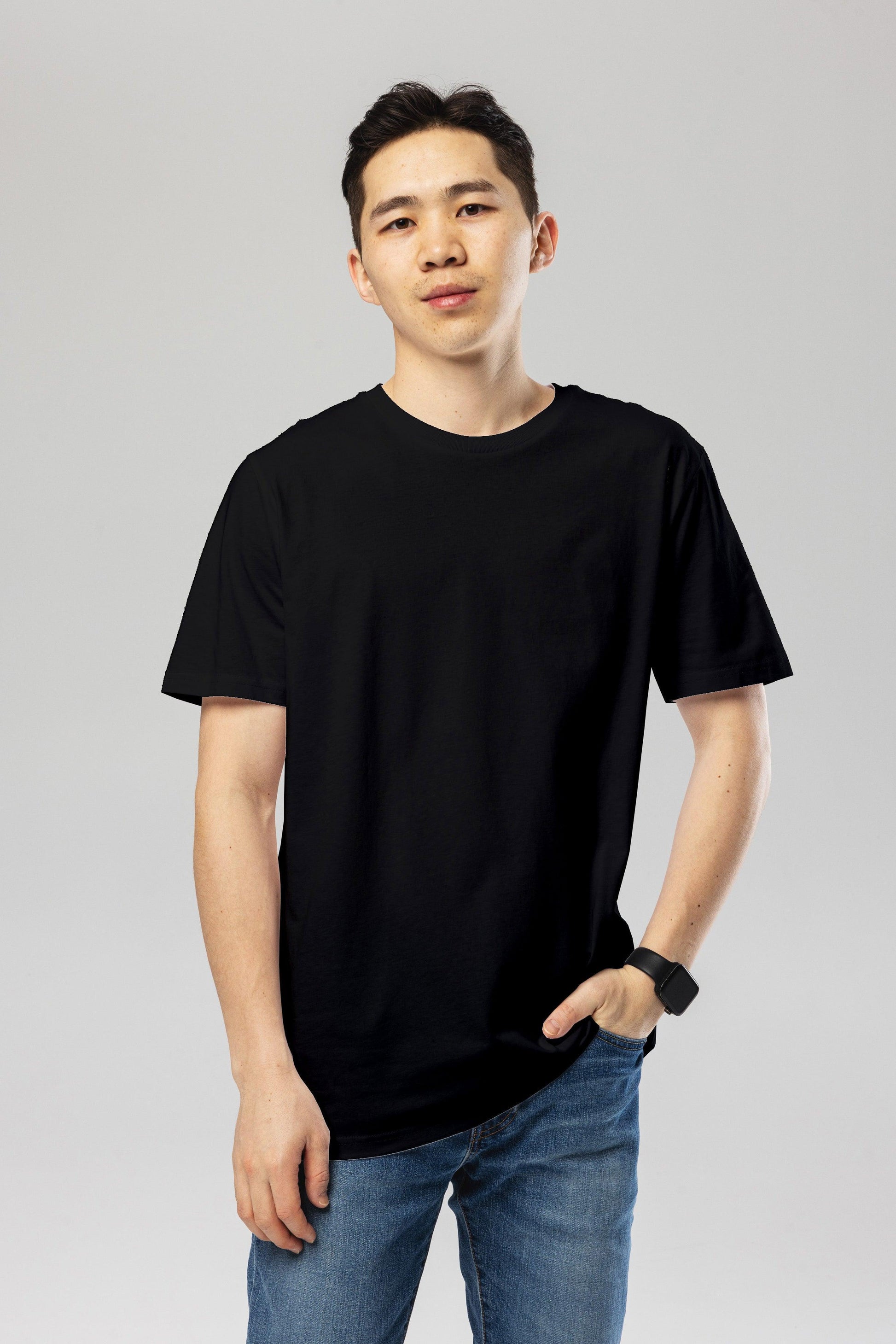 Black Organic Cotton T-Shirt