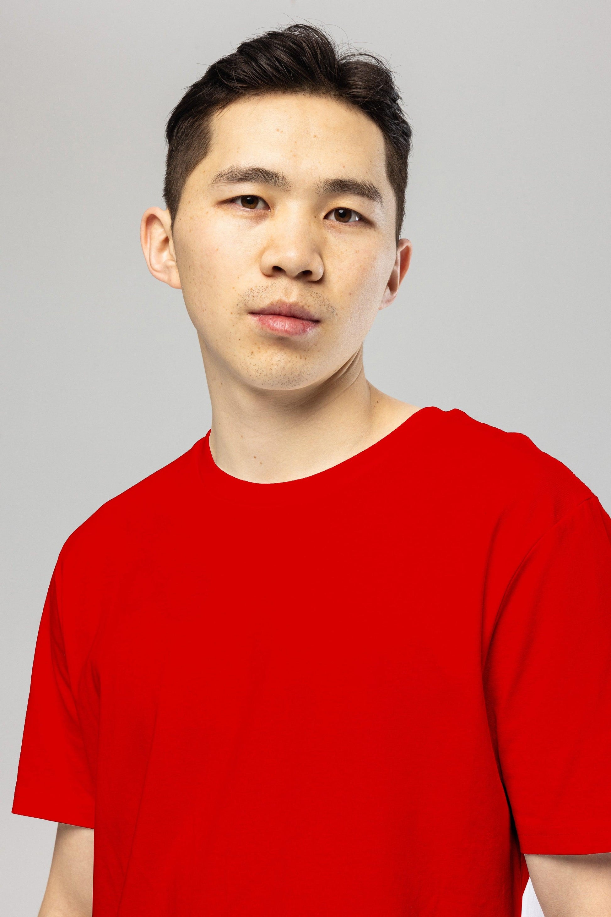 Red Organic Cotton T-Shirt Unisex