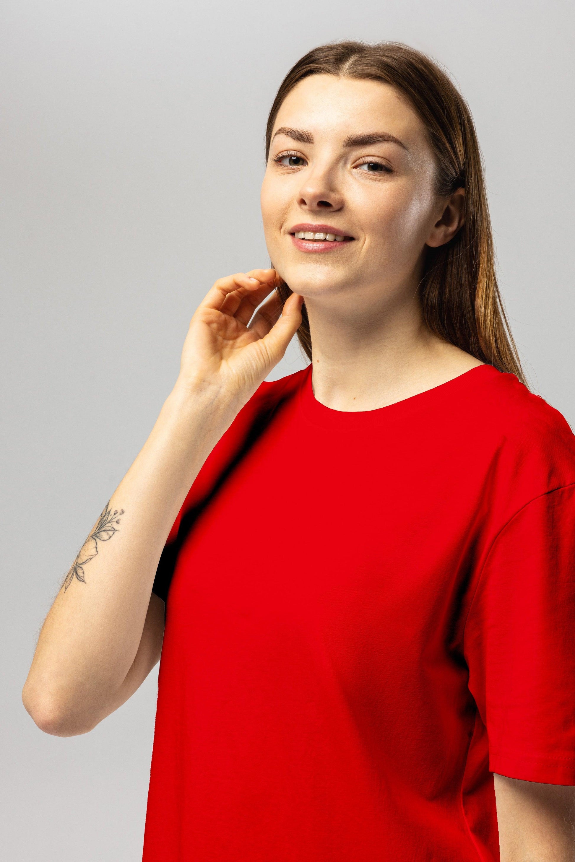 Red Organic Cotton T-Shirt Unisex