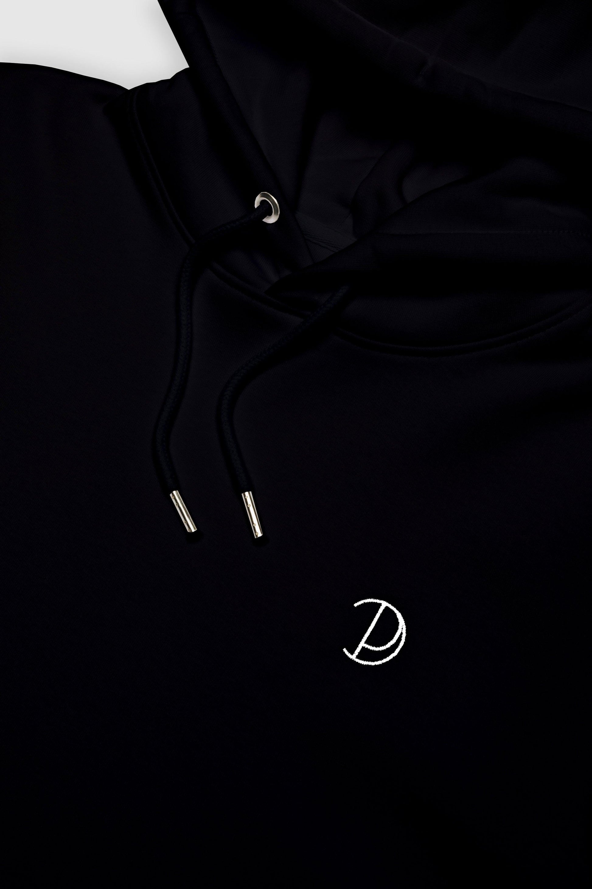 Embroidered Logo Hoodie in Organic Cotton