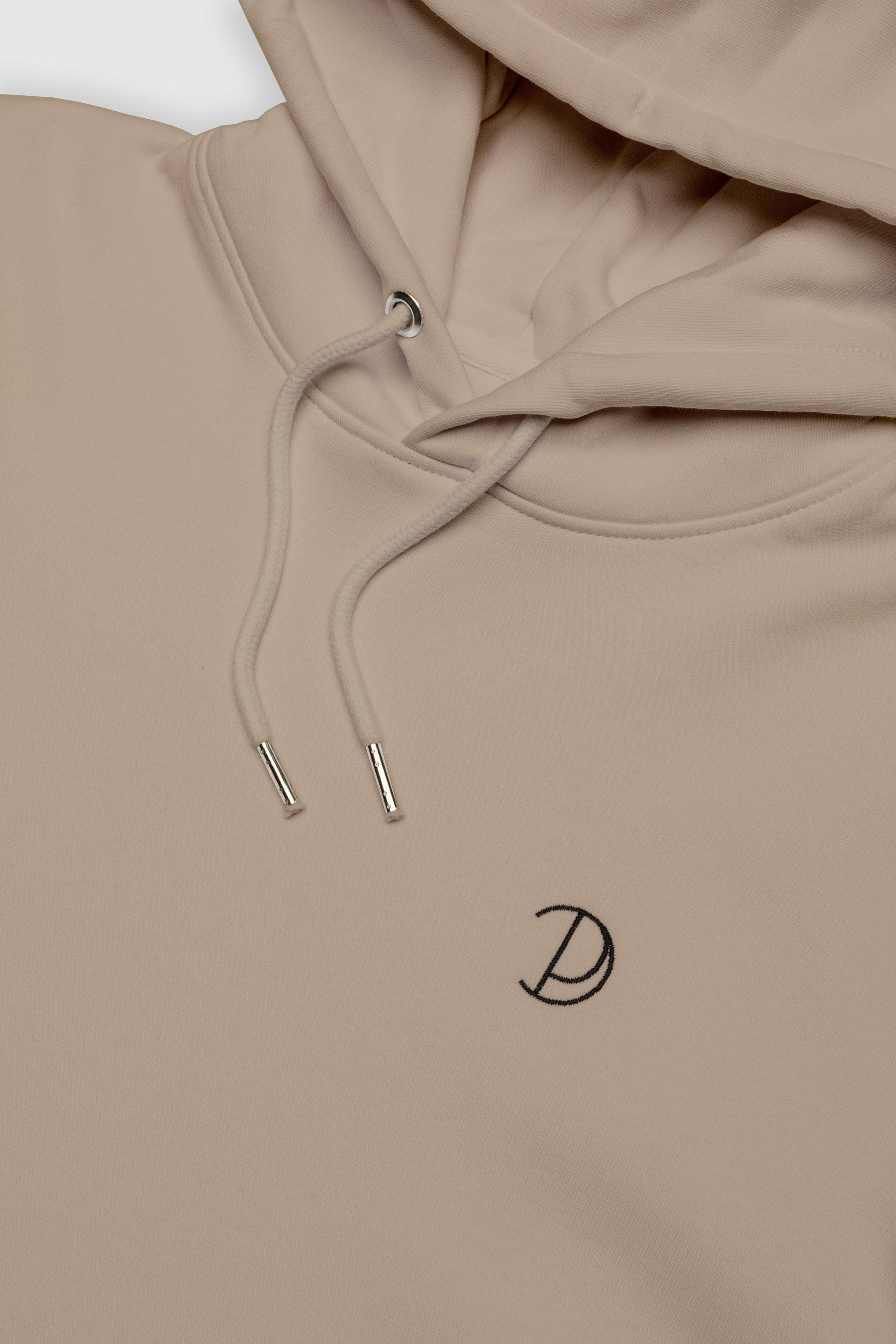 Organic Cotton Embroidered Logo Hoodie