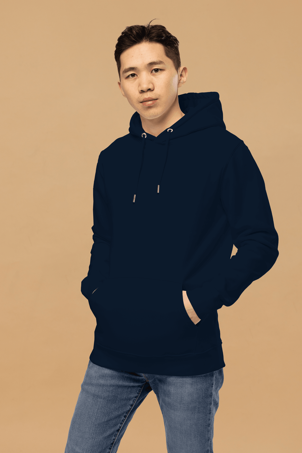 Navy Organic Cotton Hoodie