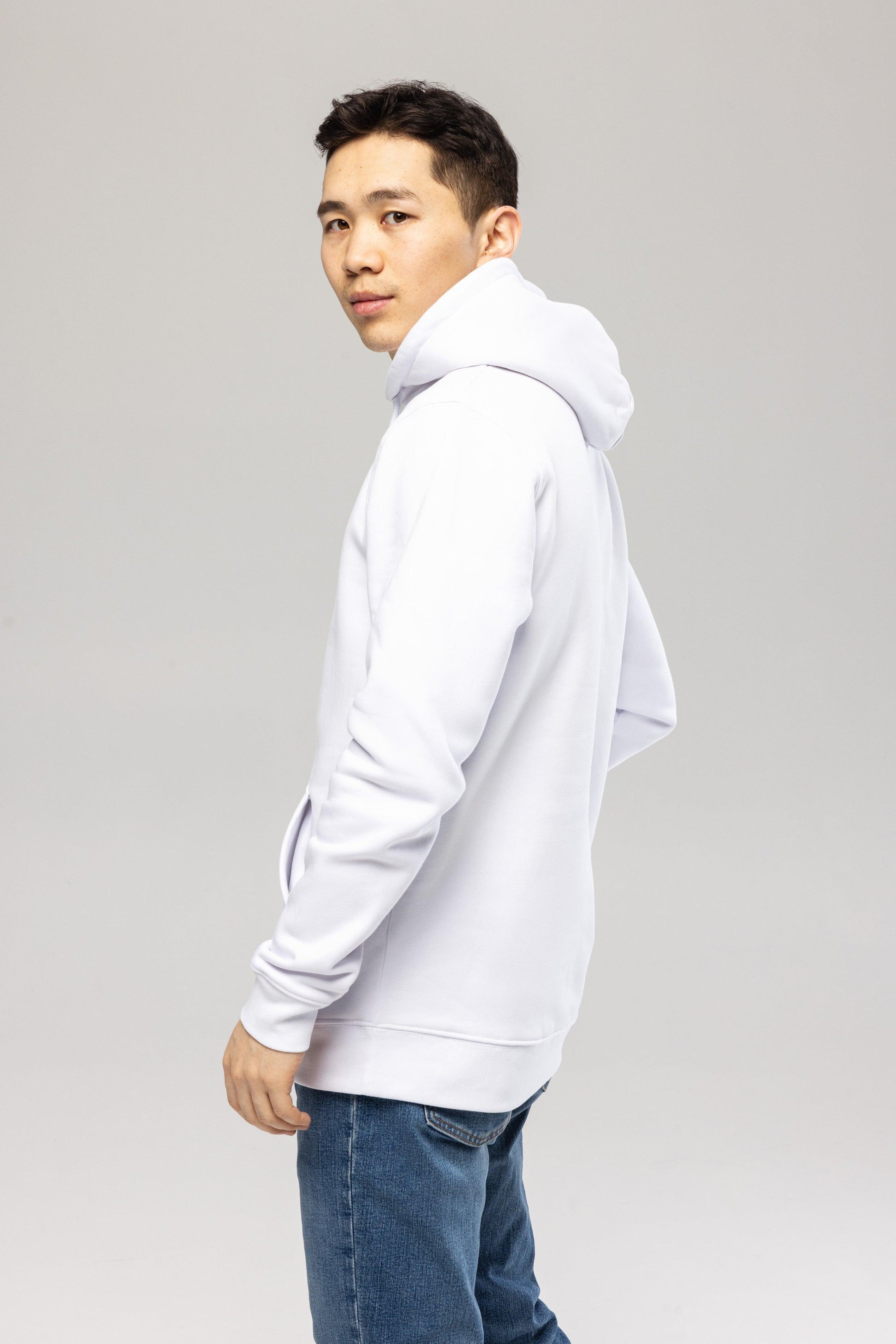 Organic Cotton Embroidered Logo Hoodie