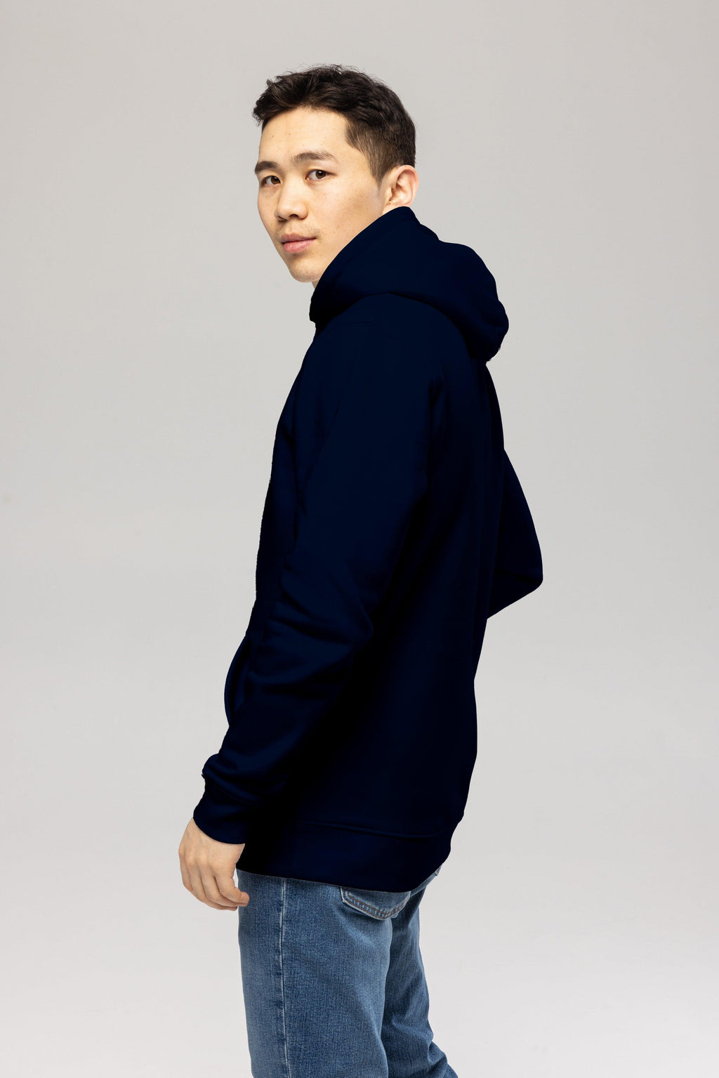 Organic Cotton Embroidered Logo Hoodie
