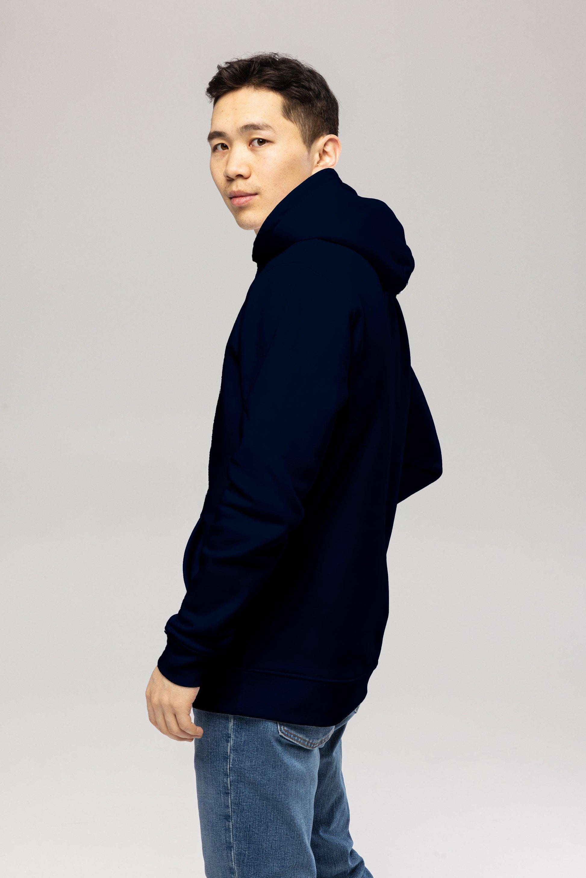 Organic Cotton Embroidered Logo Hoodie