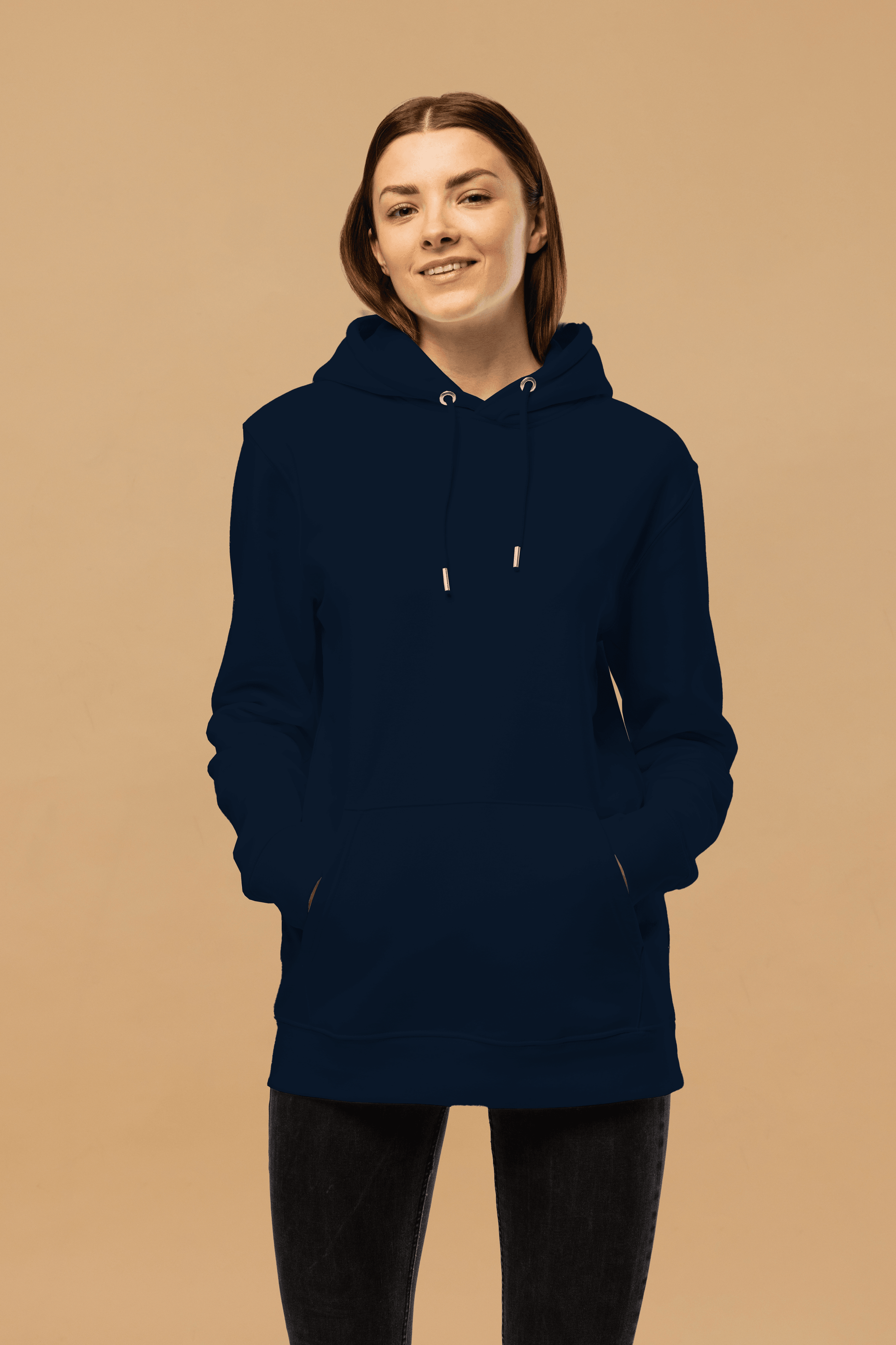 Navy Organic Cotton Hoodie