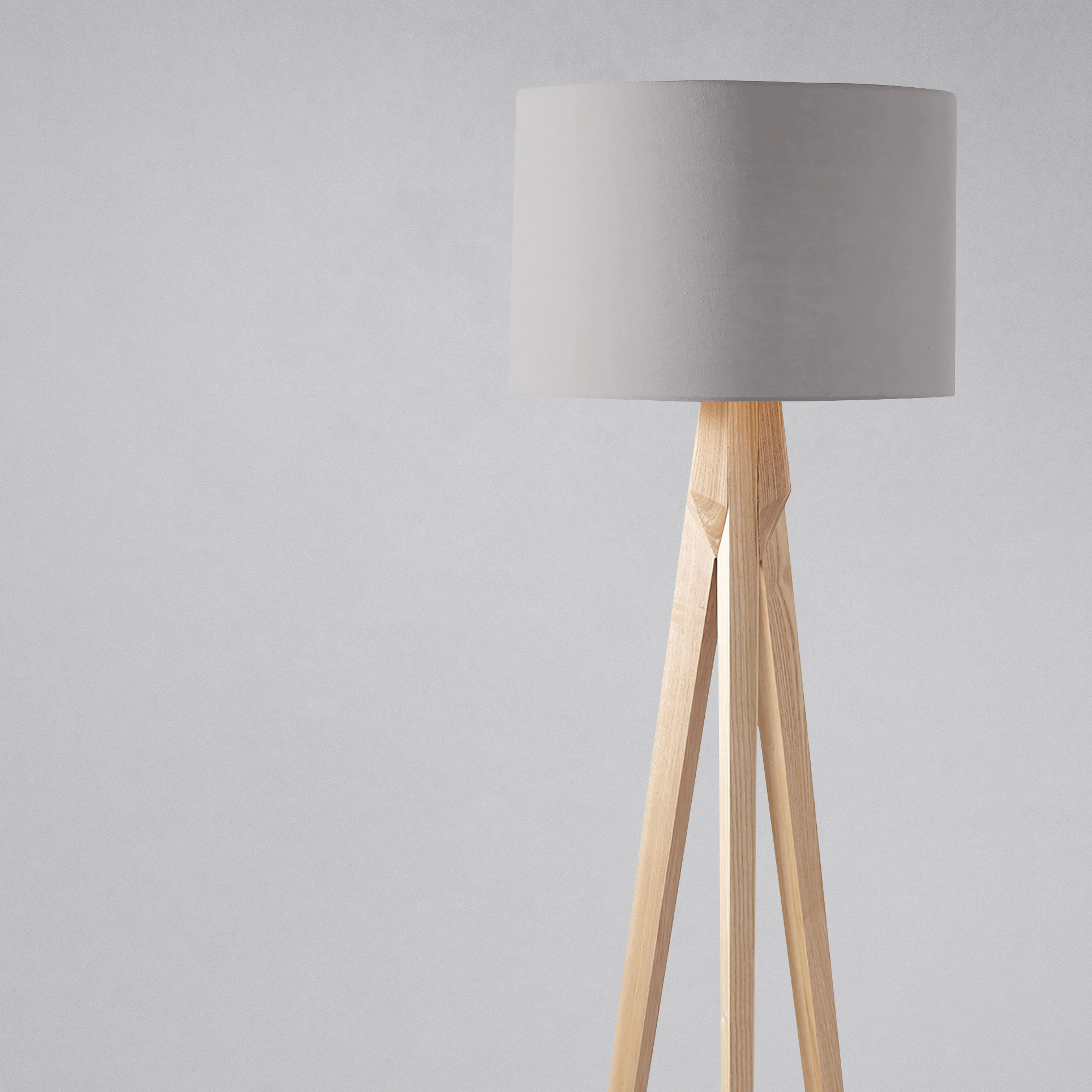 Plain Grey Cloud Lampshade, Warm Grey Ceiling or Table Lamp Shade