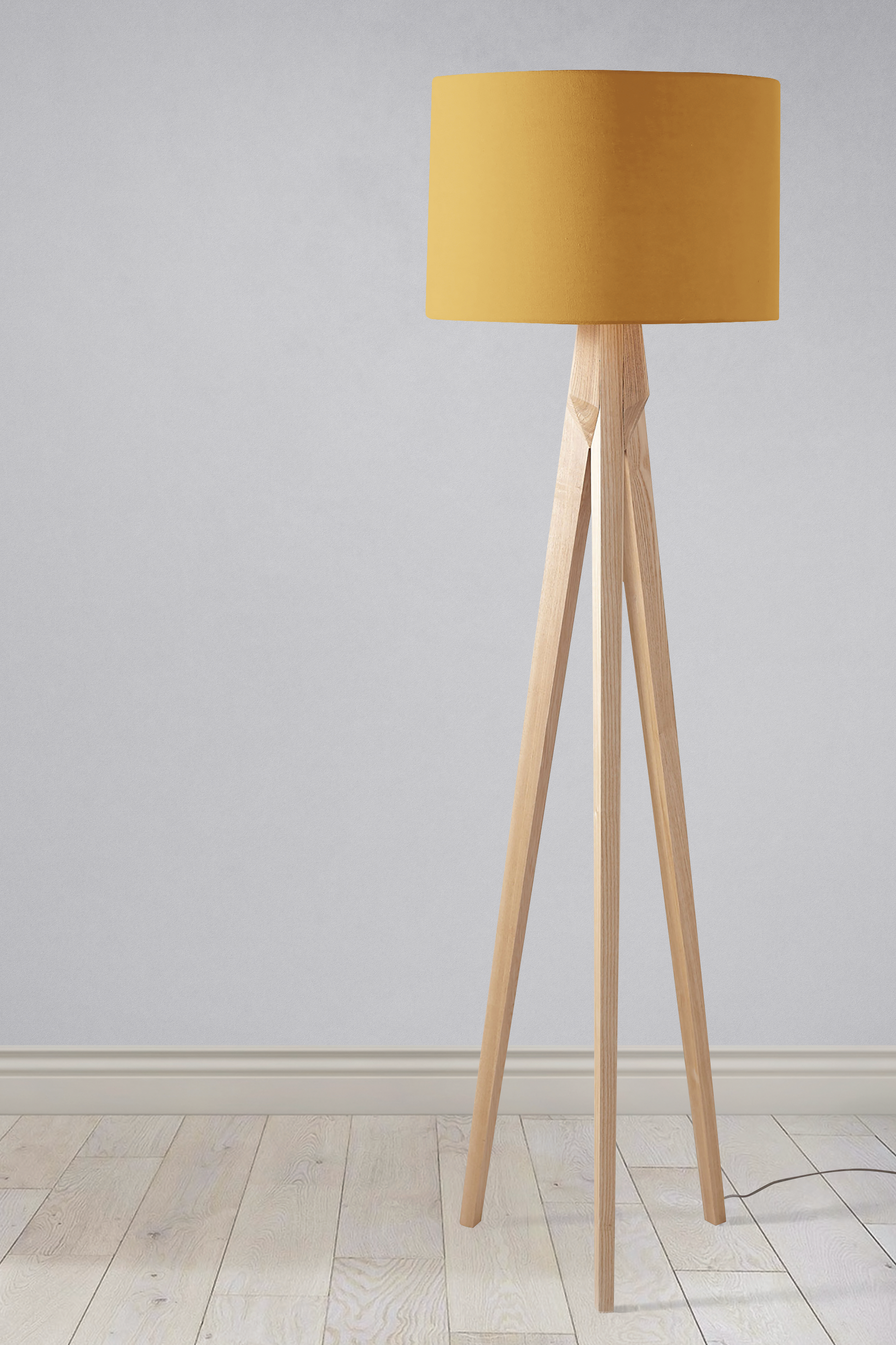 Plain Mustard Lampshade, Yellow Ceiling or Table Lamp Shade