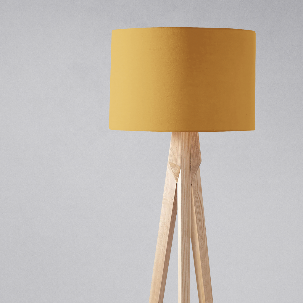 Plain Mustard Lampshade, Yellow Ceiling or Table Lamp Shade