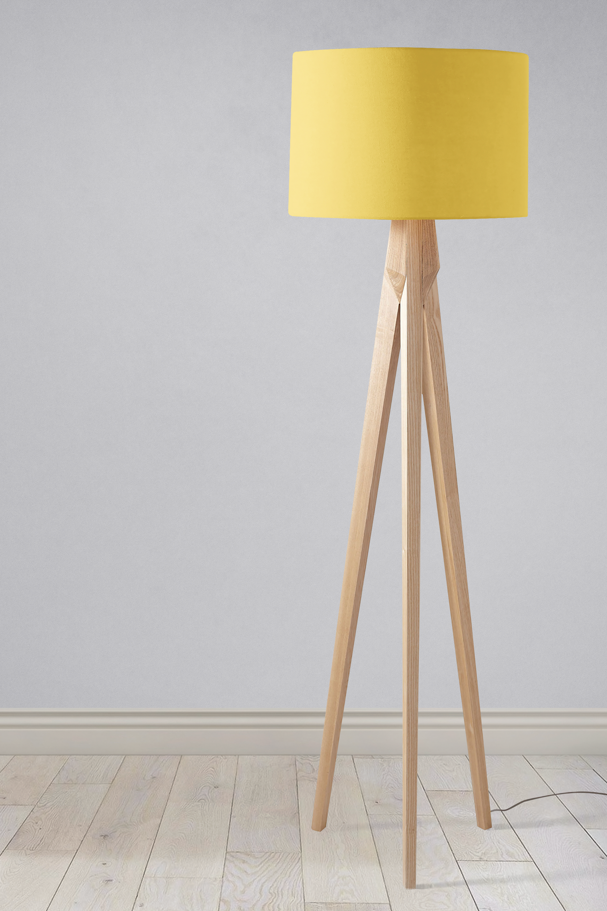 Plain Pale Yellow Lampshade, Ceiling or Table Lamp Shade