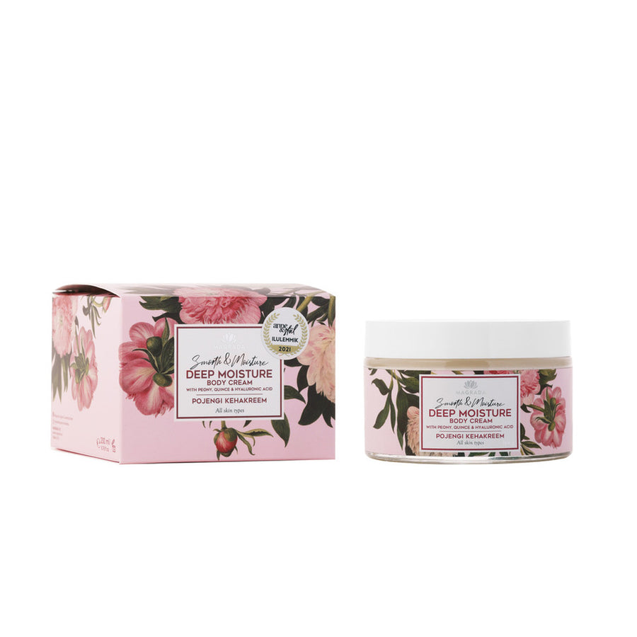 Luxurious Herbal Body Cream with Peony – Deep Hydration & Anti-Aging by Magrada Organic Cosmetics at www.brixbailey.com