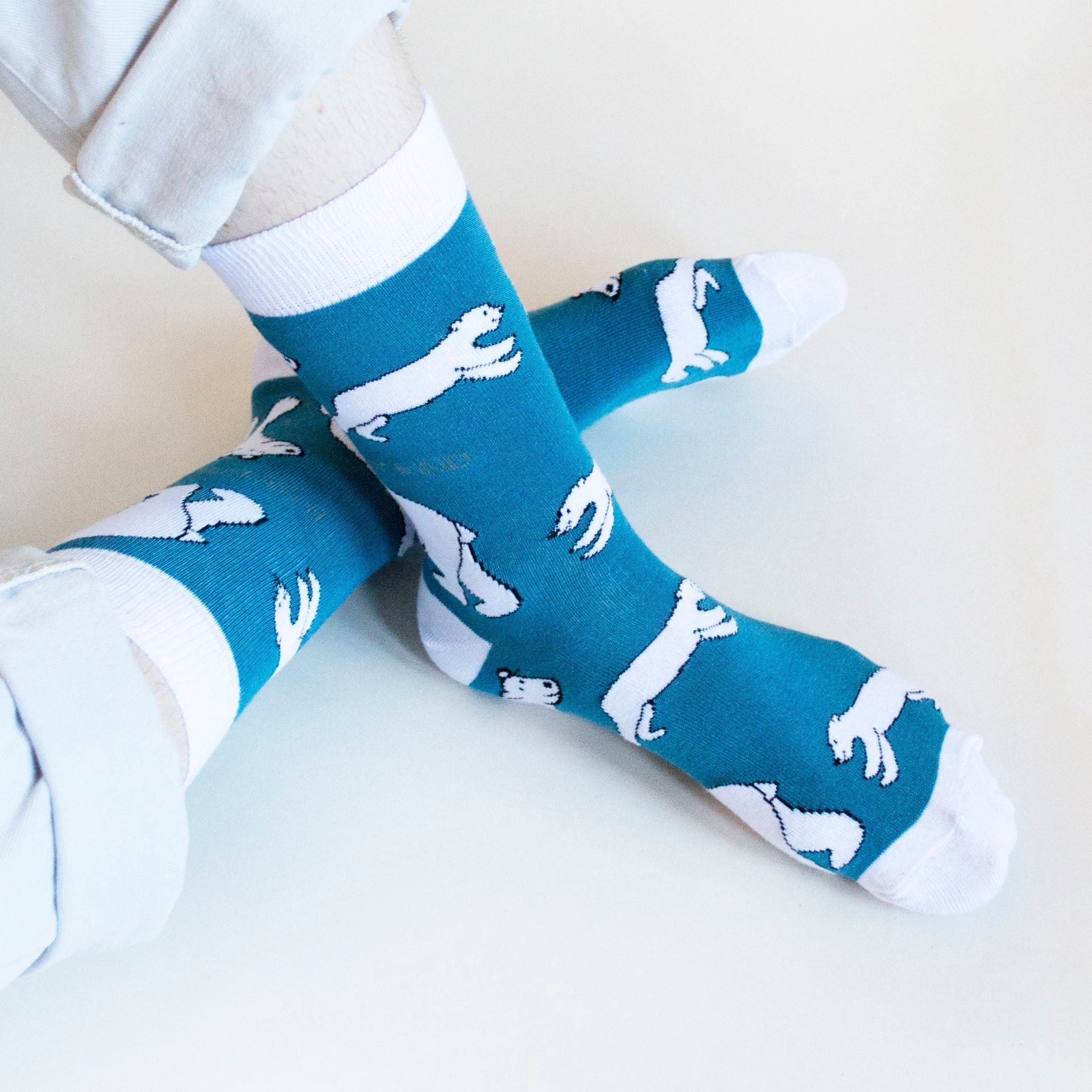 Save the Polar Bears Bamboo Socks