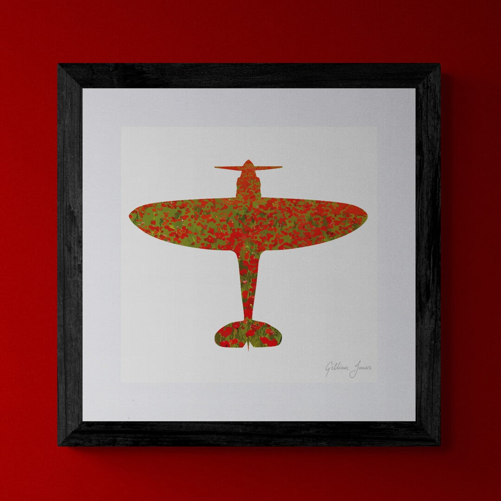 Poppy Spitfire Print 30cm