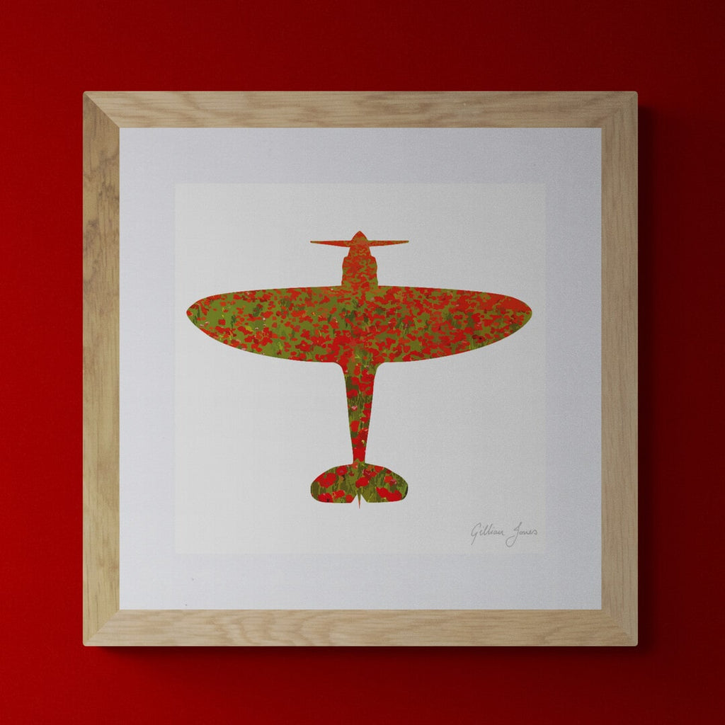 Poppy Spitfire Print 30cm
