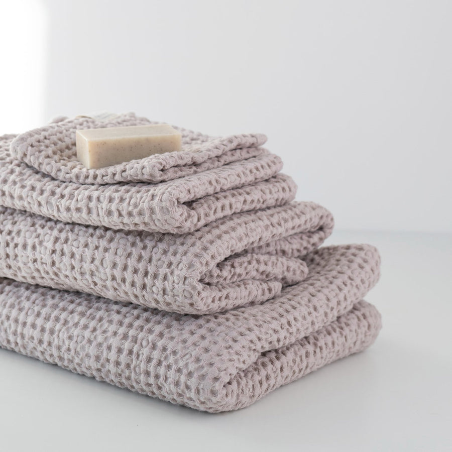 Luxurious Honeycomb Waffle Bath Towel – Spa-Like & Quick-Dry by Linen Tales at www.brixbailey.com