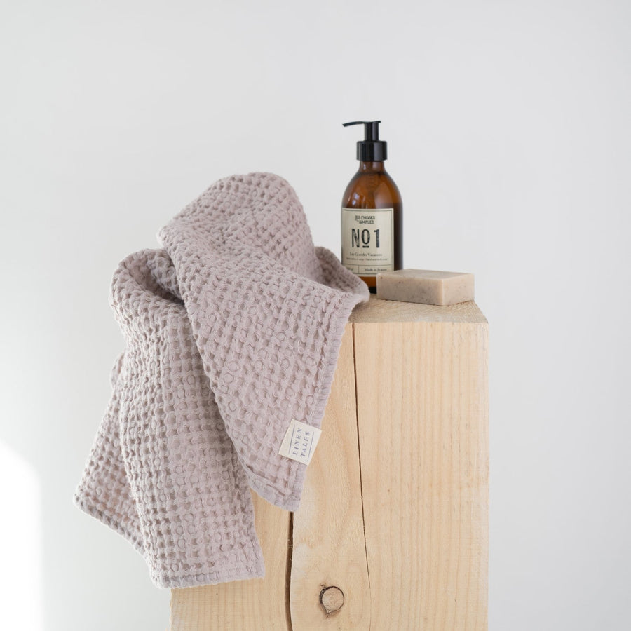 Luxurious Honeycomb Waffle Bath Towel - Soft, Quick-Dry & Eco-Friendly by Linen Tales at www.brixbailey.com