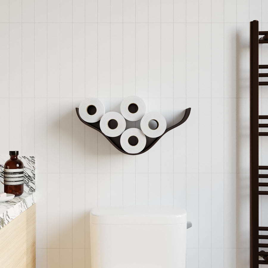 Stylish Cloud Toilet Paper Holder – Sleek & Sustainable Design by Ewart Woods at www.brixbailey.com