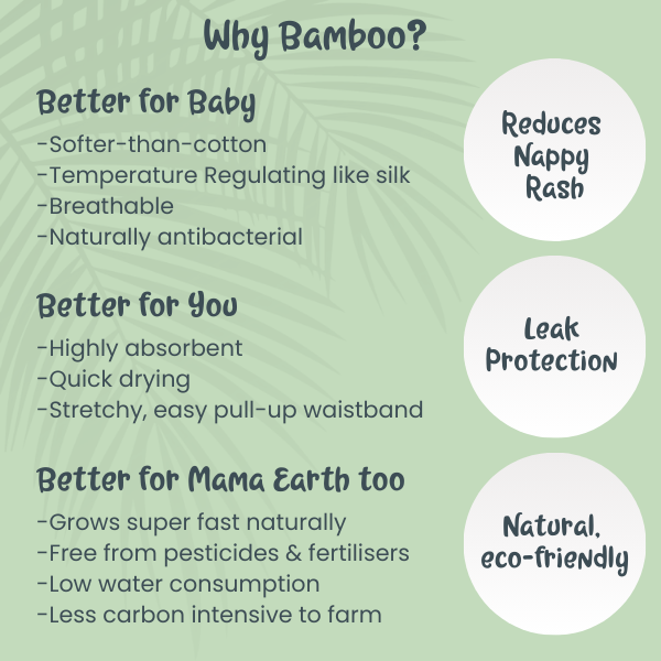 Sustainable Bamboo Pull-Up Nappy Pants