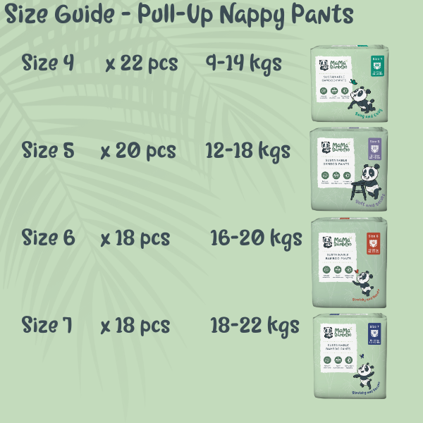 Sustainable Bamboo Pull-Up Nappy Pants