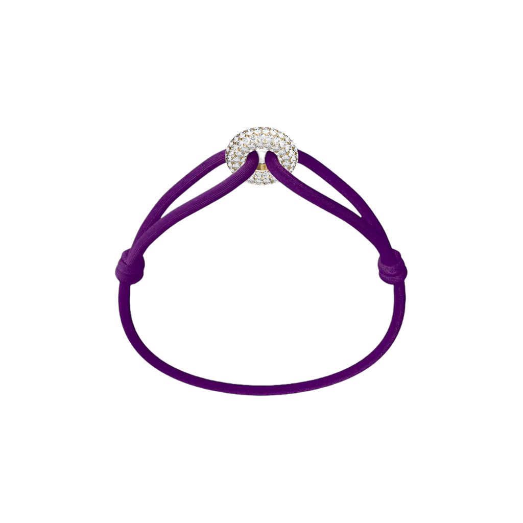 Golden Soho Pave Cord Bracelet