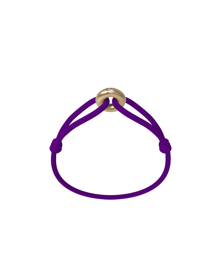 Golden Soho Diamond Cord Bracelet