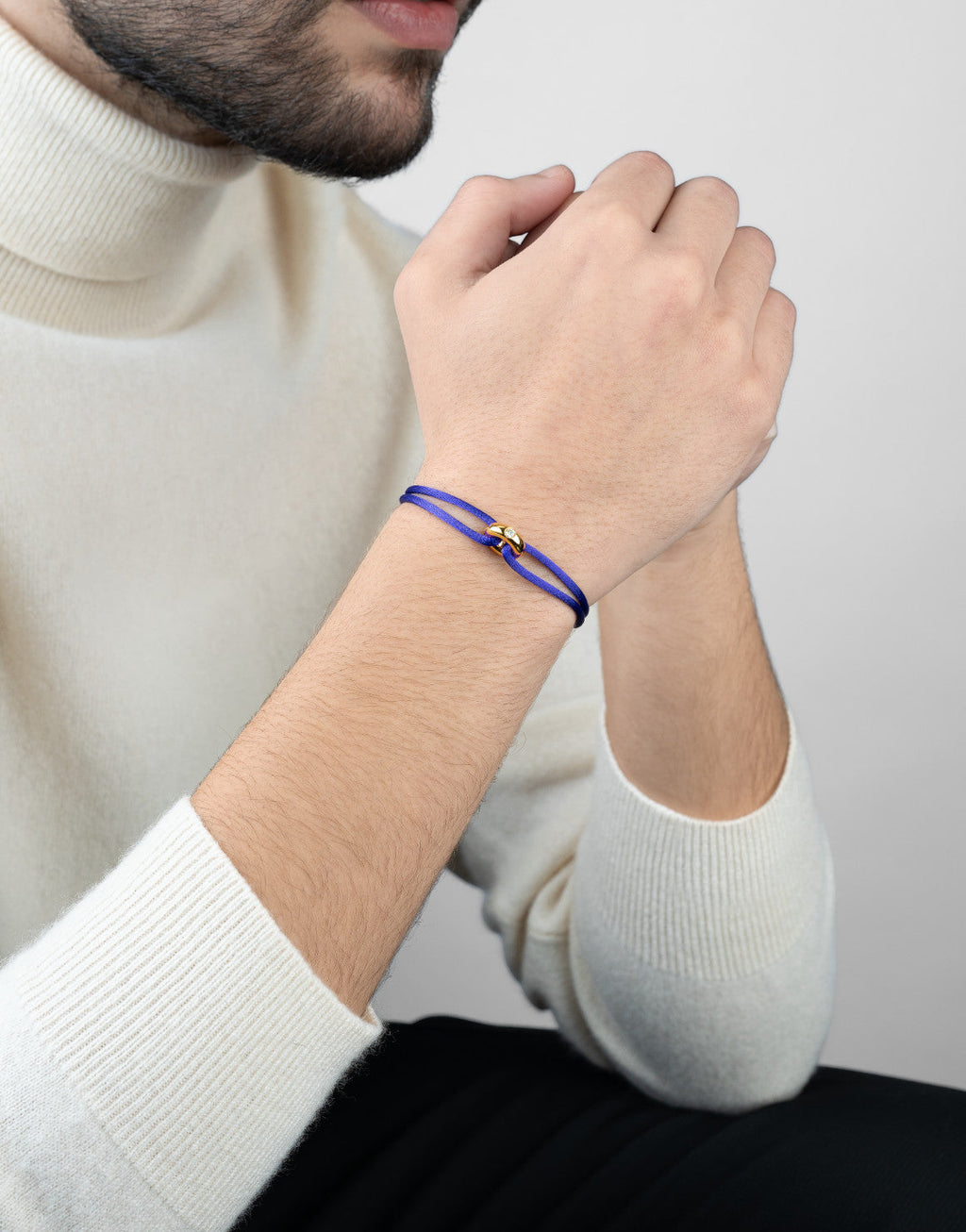 Golden Soho Diamond Cord Bracelet