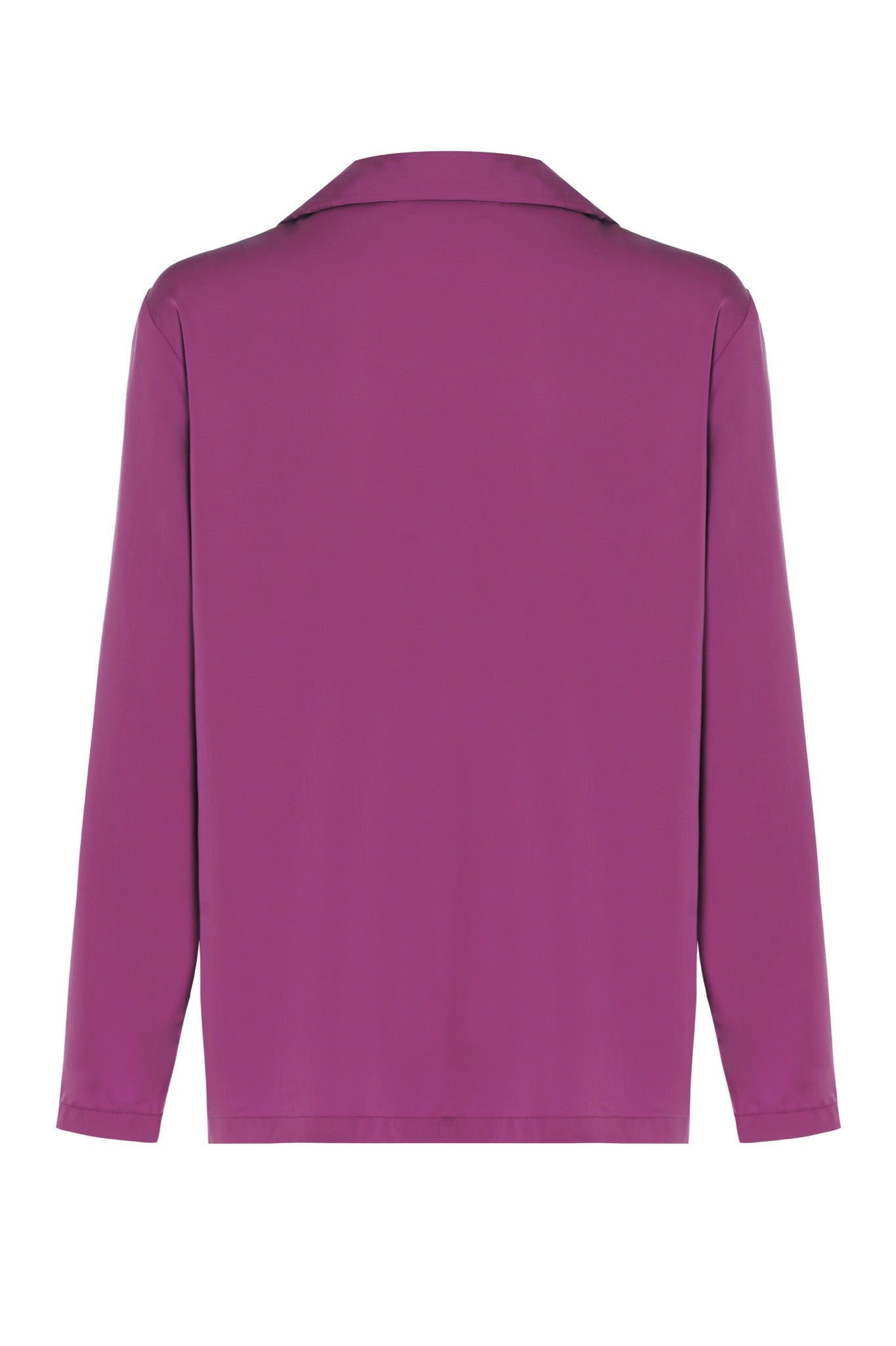 Sky Unisex Long Sleeve Shirt in Vegan Silk