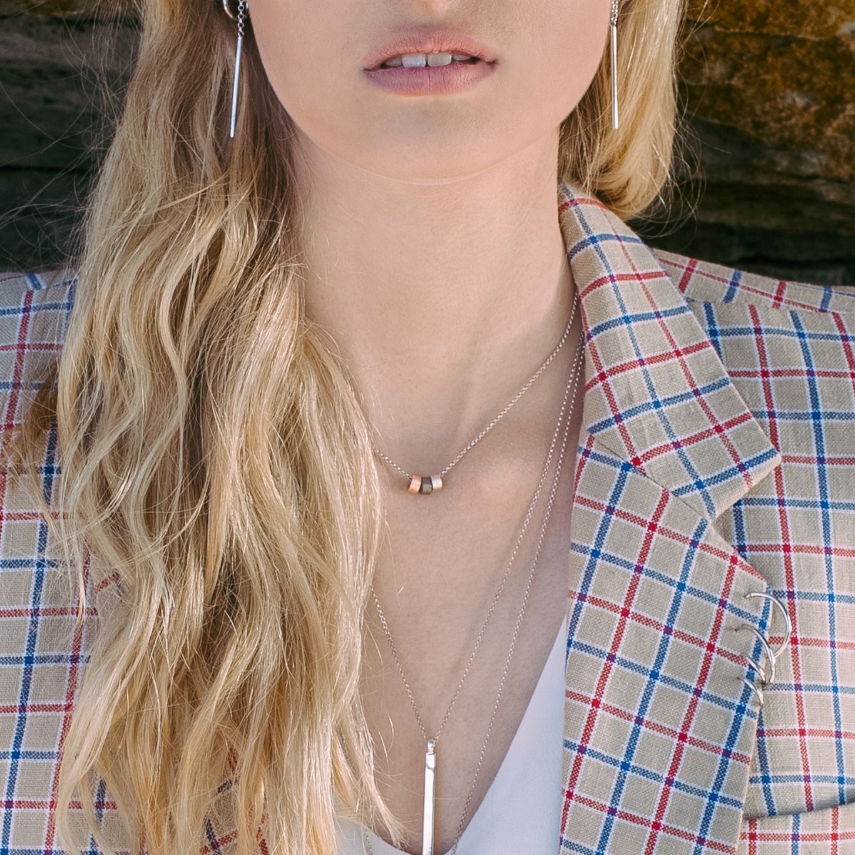 Silverbar necklace