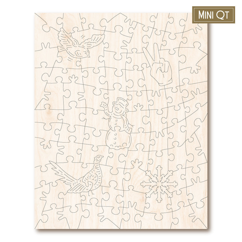 Snowman & Winter Birds MINI QT