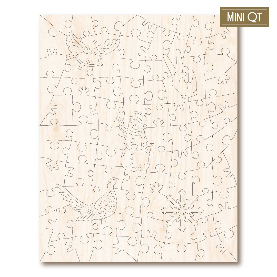 Snowman & Winter Birds MINI QT