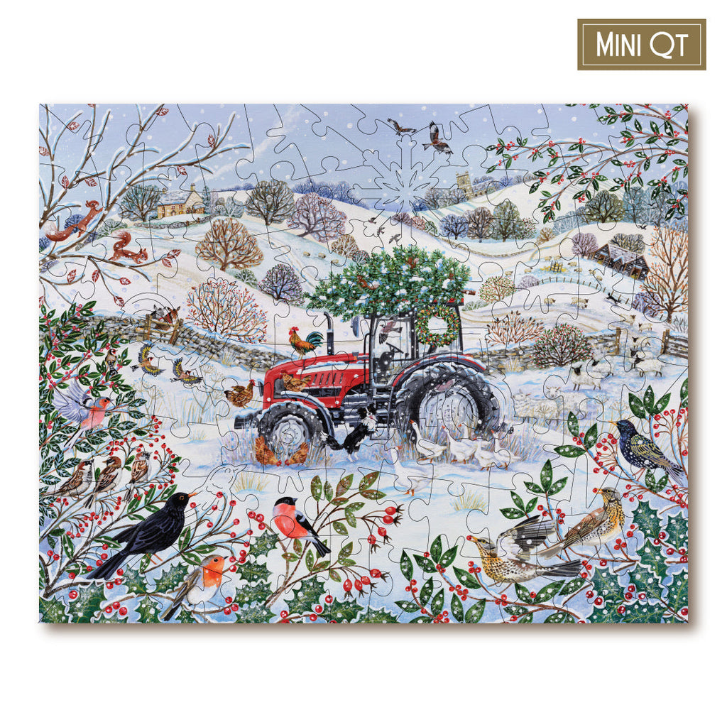 Winter Farm Scene MINI QT
