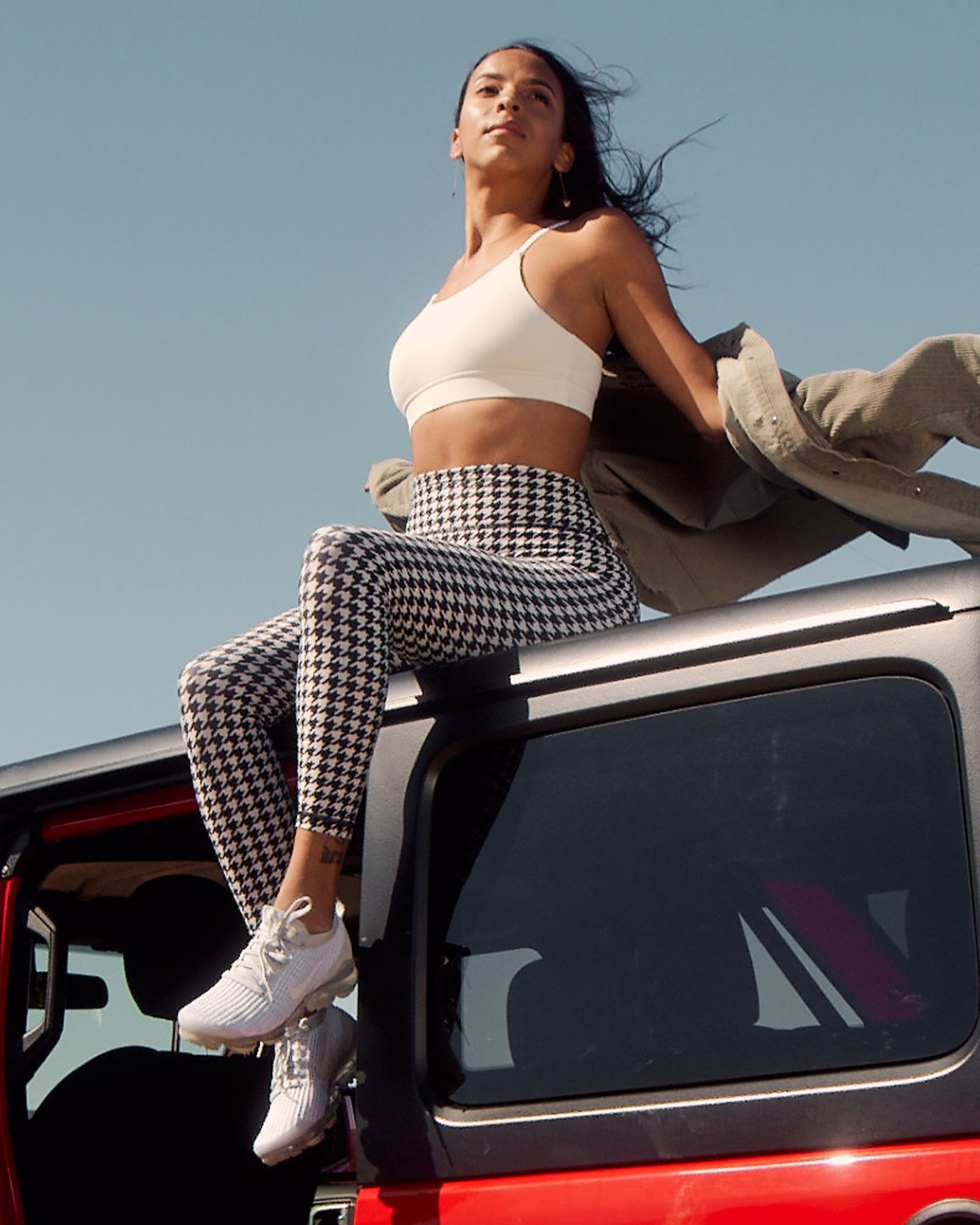 High Waist Hybrid Fleece Leggings 25 inch