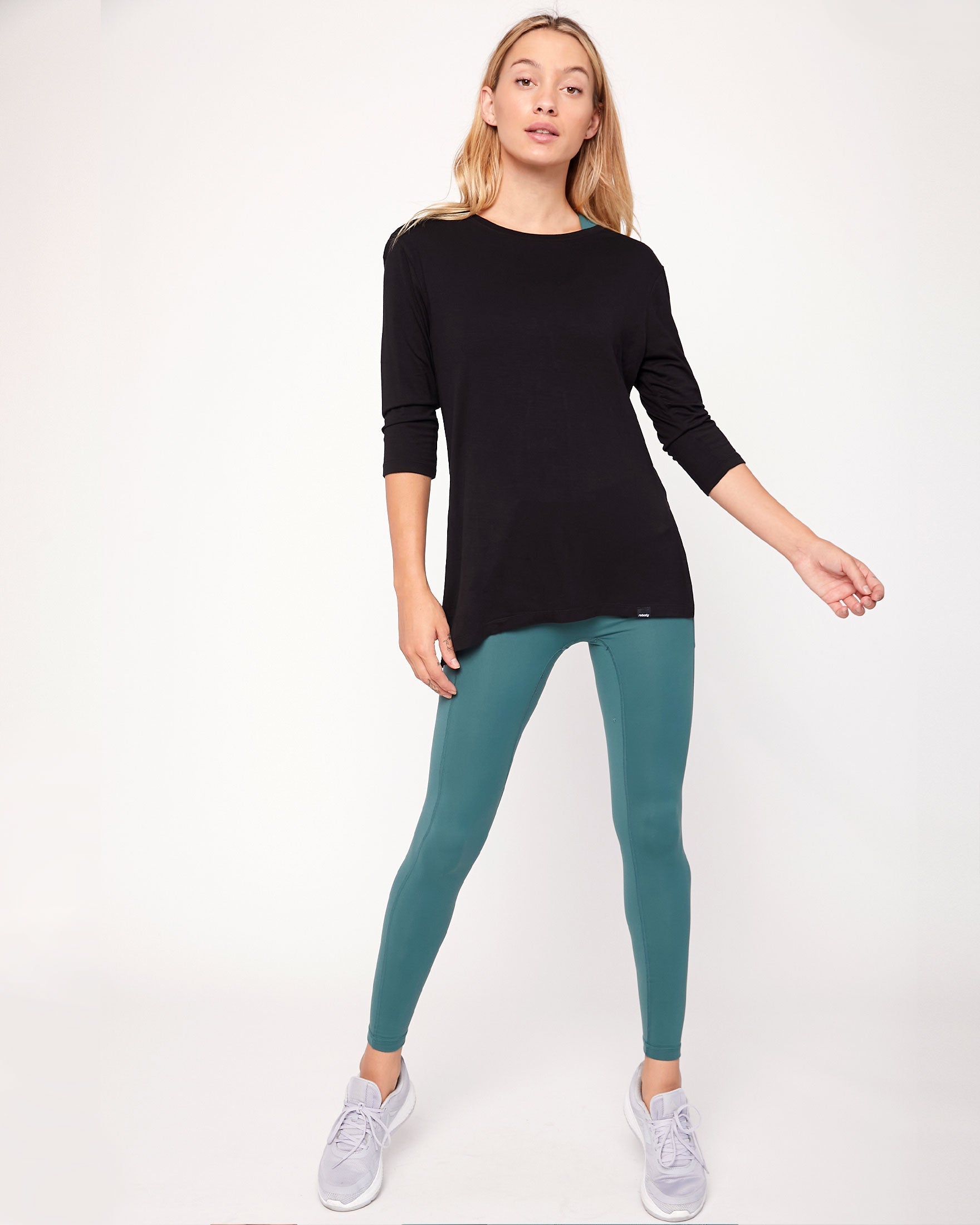 Side Tie 3/4 Sleeve Top